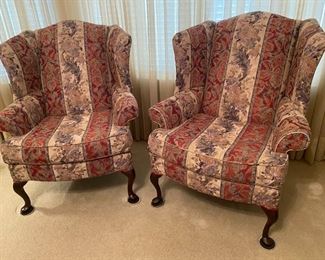 Upholstered Wingback Chairs