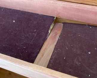 MCM Cavalier Locking Hope Chest (Note, minor repair needed)