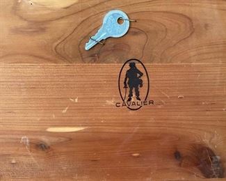 MCM Cavalier Locking Hope Chest