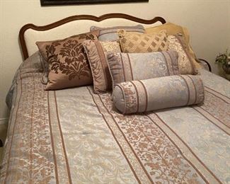 Queen Anne Style Upholstered Headboard