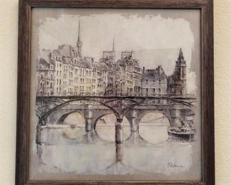 European Bridges Framed Print
