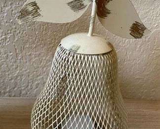 Mesh Pear Shabby Chic Tea Light Holder