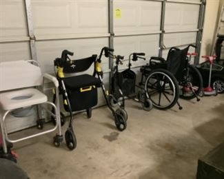 The larger walker has sold.  (black and yellow)
