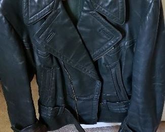 Vintage german leather jacket 