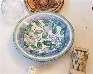 Limoge More decor things, including a Limoges porcelain egg.