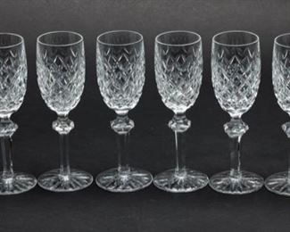 Set Of 8 Waterford Sherry Glasses