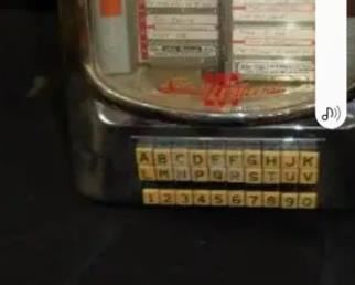 Vintage seaburg dinner jukebox