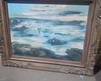 Signed oil painting on canvas 1972