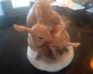 Royal copenhagen vintage squirel figurine perfect