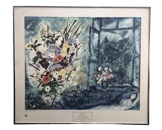 Marc Chagall "The Open Window" Print
