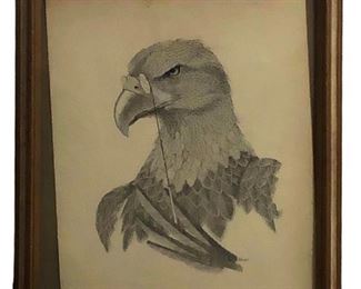 Peter Parnall Eagle Lithograph
