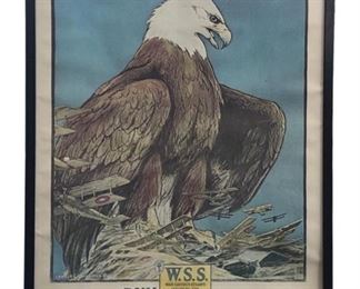 War Savings Stamps Advertisement Poster
