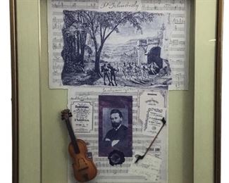 Tchaikovsky Memorial Art Print Collage
