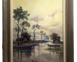 Signed Lynn Winans Acrylic on Panel
