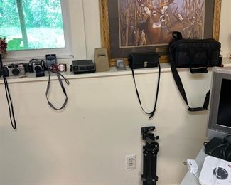 Old camera and equipment 