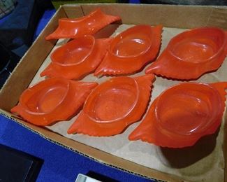 Glasbake crab dishes