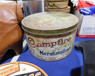 VIntage Campfire marshmallows tin