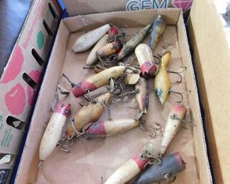 Vintage fishing lures