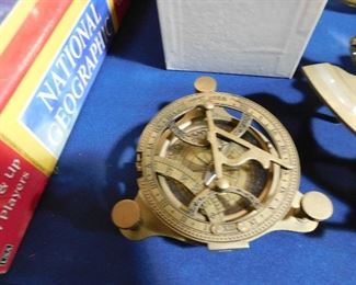 Brass compass