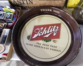 Schlitz beer tray