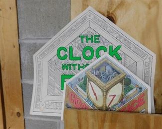 Clock without a face book