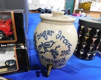 Sugar Grove Pottery dispenser