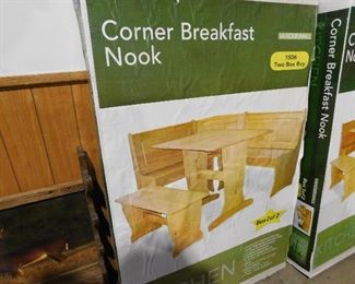 Corner breakfast nook