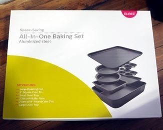 Elbee Space Saving All-In-One Baking Sets, Qty 3 Sets