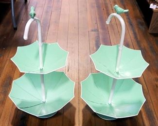 CBK Inspired Home Inverted Metal Umbrella Stand, 23", Qty 2