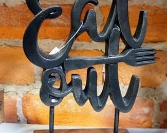 Melrose International Home Decor Phrases, Including Welcome, Eat Out, Home Sweet Home, Happiness Is Homemade, Various Styles, Qty 28