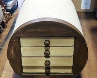 Antique Spool Cabinet, 19" x 18" x 22"