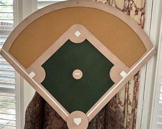 Custom bulletin board baseball field 