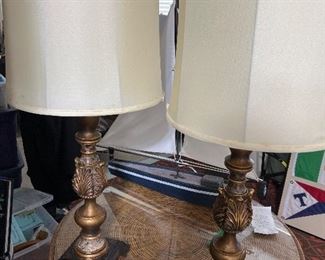 Pair of decor lamps design center 