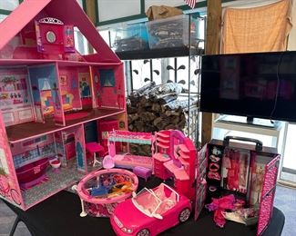 Barbie townhouse, accessories, more