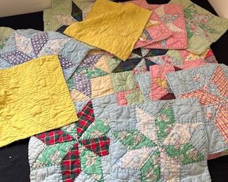 A quilt ready to be completed