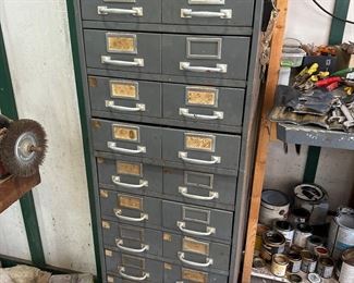 Steel tool file cabinet 