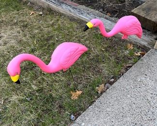 Pink Flamingo Yard Decorations