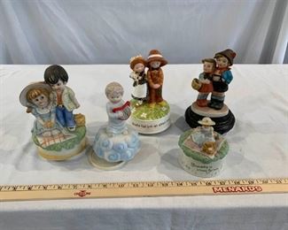 Cute Music Boxes Featuring Children Figures