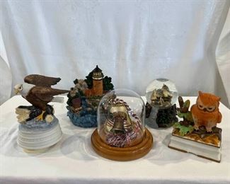 Eagle, Owl, Wolves, Liberty Bell