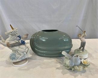 Golfer, Bird, Unicorn