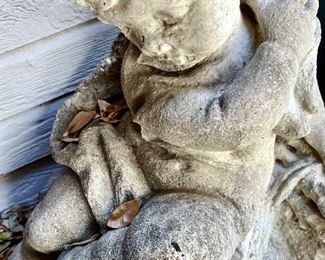 Packed patio full of great garden decor!