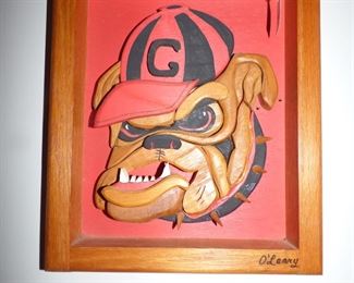 Wooden UGA Picture