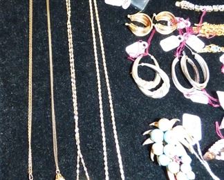 14K Necklaces & earrings