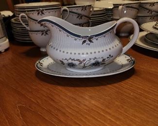 Royal Doulton Old Colony Gravy Boat with Saucer