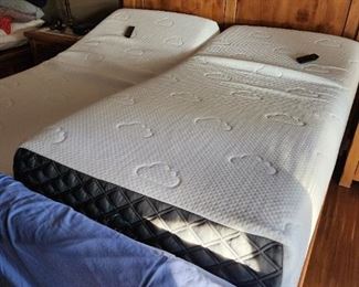 Puffy Adjustable Mattresses Perfect King Size Fit with Separate Controls for Each Side