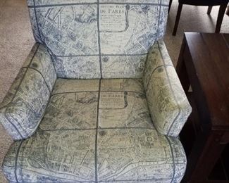 This chair says Paris