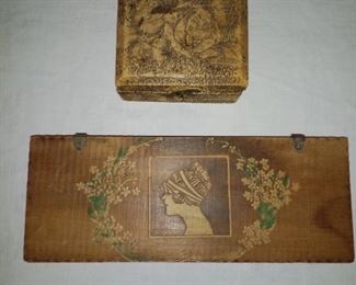 Antique boxes