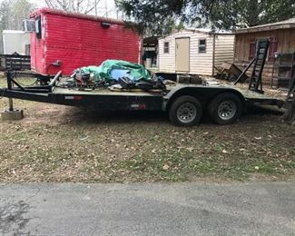 2016 Big Tex 7x16 foot with 2 foot dovetail equipment trailer, this is part of the package deal