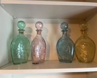Collectible glass decanters