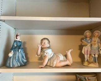 Piano baby and other collectible figurines 